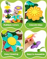 Funsland Flower Garden Building Toys 183 PCS STEM Educational Set view 3