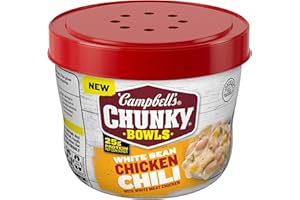 CAMPBELL'S Campbell’s Chunky White Bean Chicken Chili, 15.25 oz Bowl