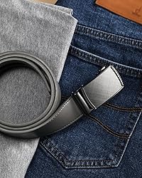 CHAOREN Mens Belt Leather Ratchet Belt