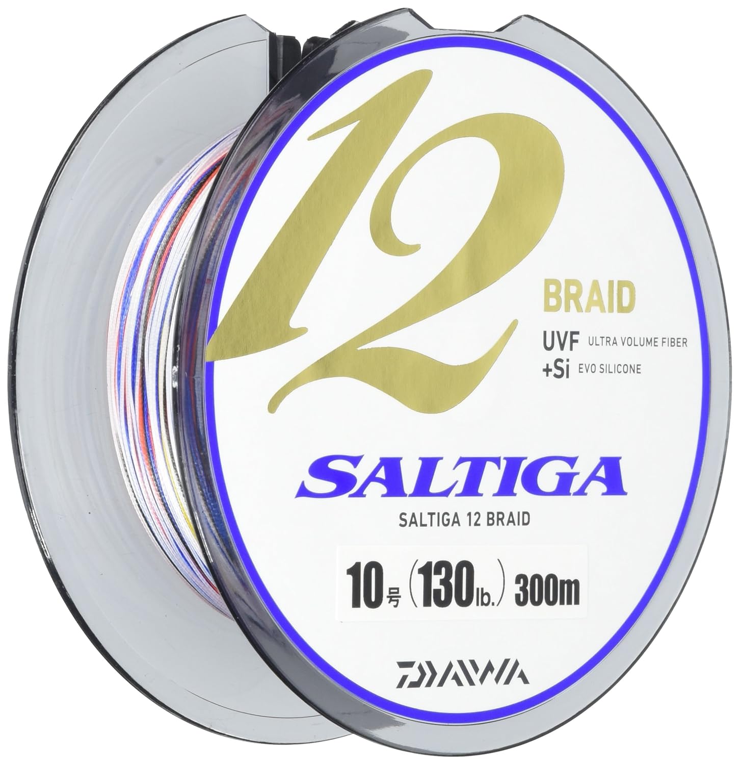 超美品 ライン 10号 300m 12ブレイド ソルティガ Peライン ダイワ Daiwa 130lb B00tgzreue マルチカラー 最安値級価格