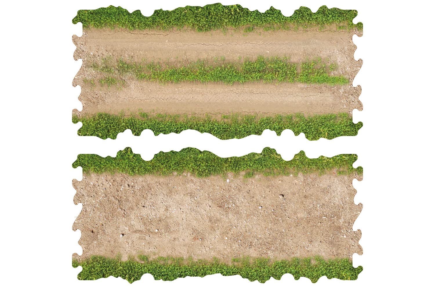 Toyswd CRAWLER PARK 2 X DIRT AND GRASS STRAIGHTS FOR 1/24 RC CRAWLER PARK