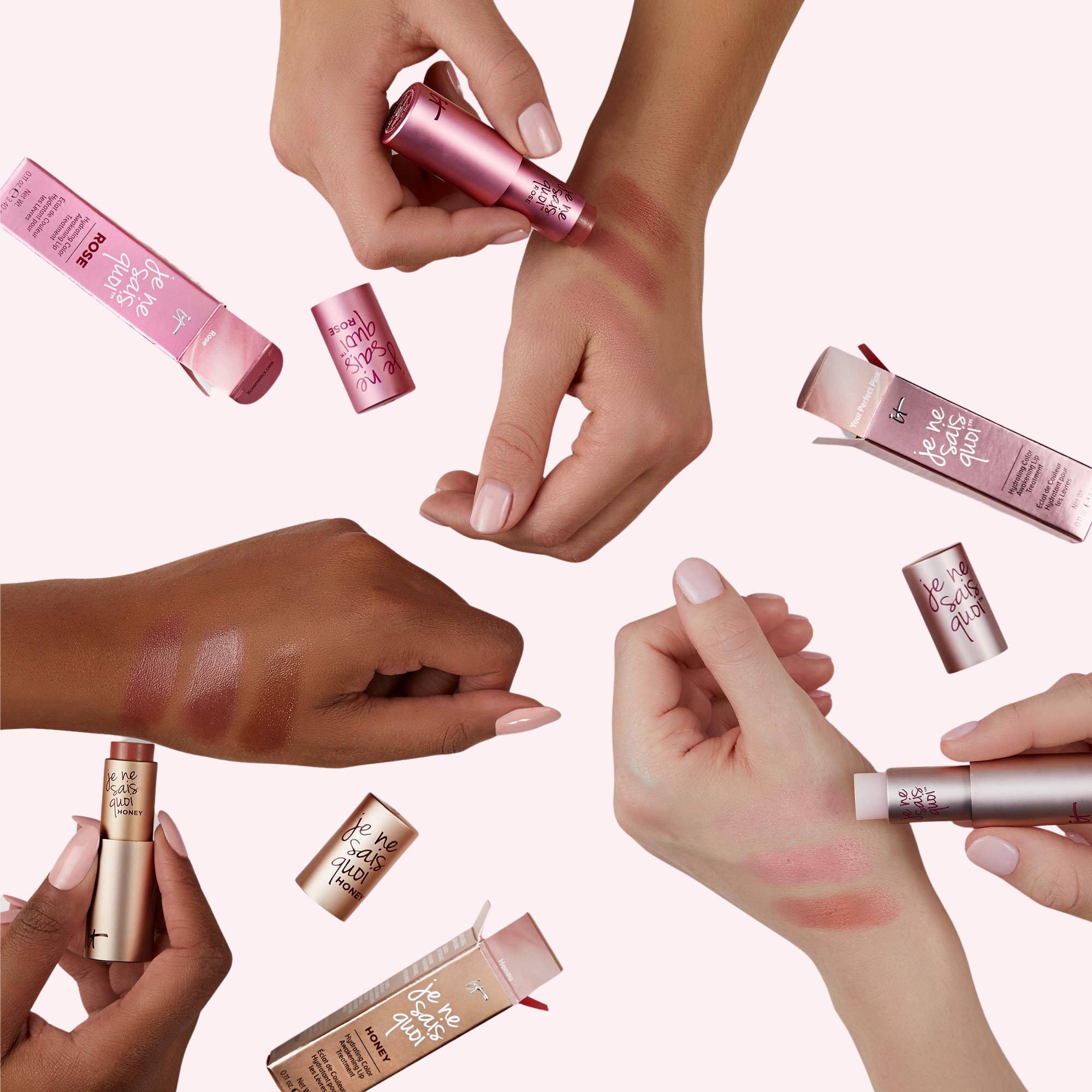 IT Cosmetics Je Ne Sais Quoi Lip Treatment - Anti-Aging Lip Balm - Reacts with Your Lips to Create a Customized Color - With Essential Oils & Antioxidants - 0.11 Oz