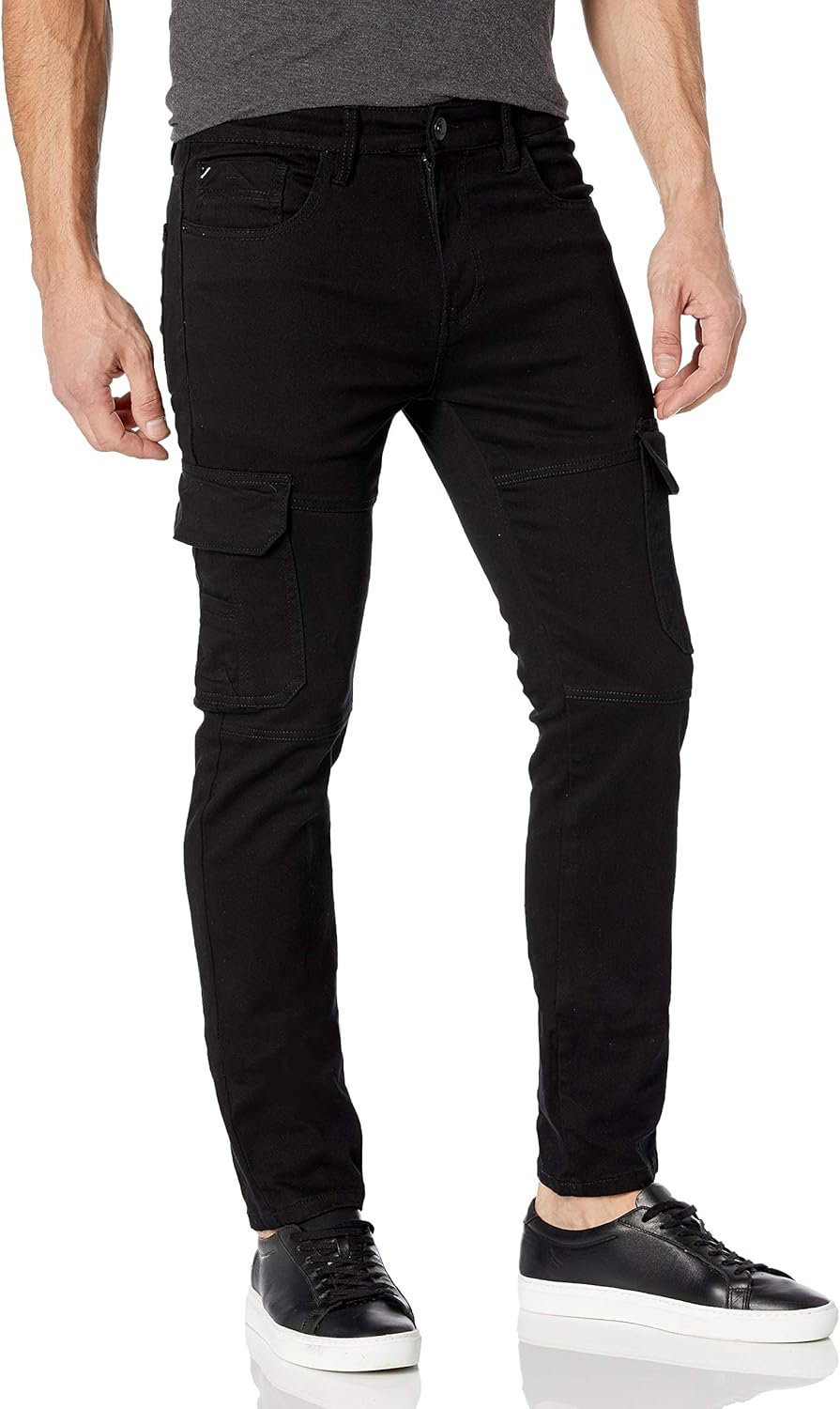 Southpole Men's Skinny Twill Pants: Clothing