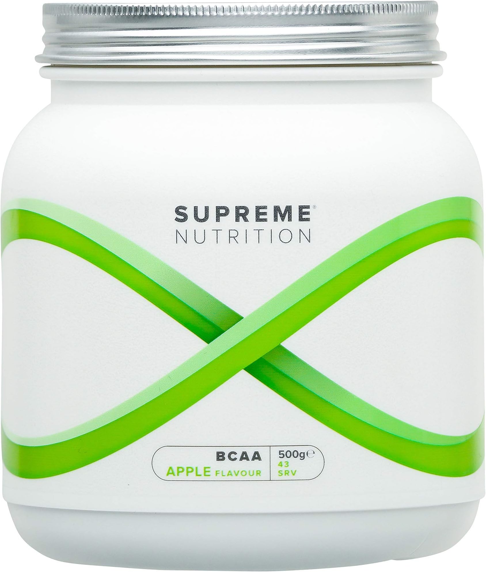 Supreme Nutrition BCAAs - Apple | 500g - 42 Servings | Perfected 2:1:1 Ratio | High Purity Approved Accreditation | Refreshing Apple