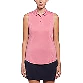Callaway Womens Heather Sleeveless Golf Polo Shirt