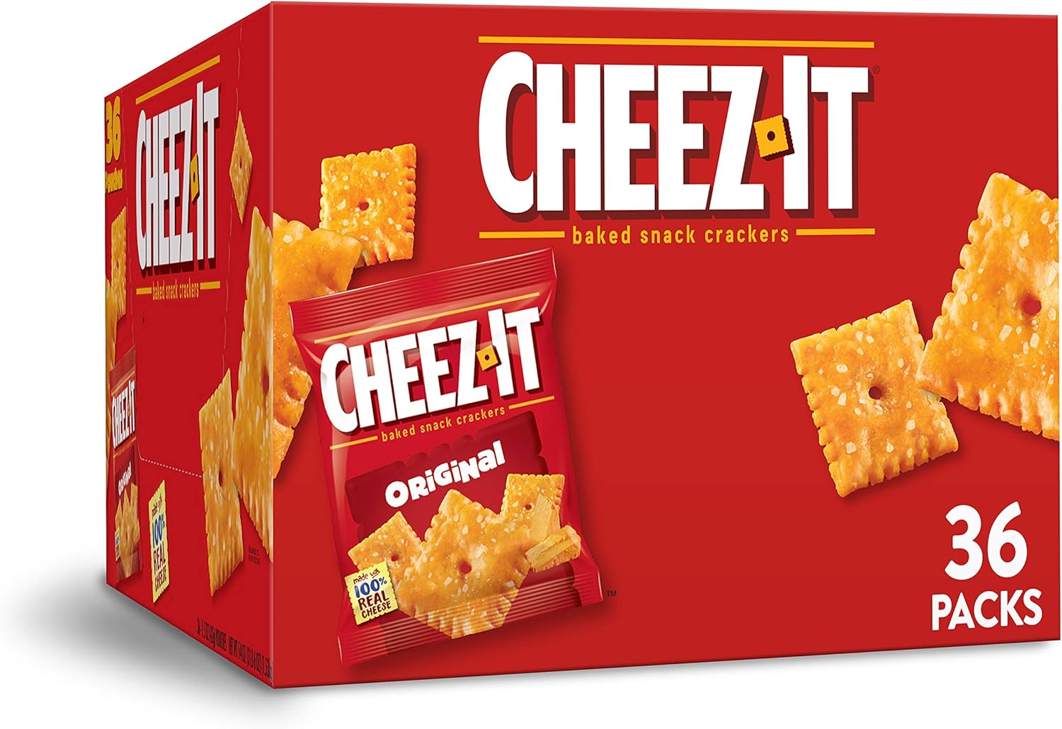 ケロッグ チーズイット ベイクドスナック クラッカー オリジナル 1箱 1 5oz 36個入り 海外直送 Cheez It 食品 飲料 お酒 通販 Amazon