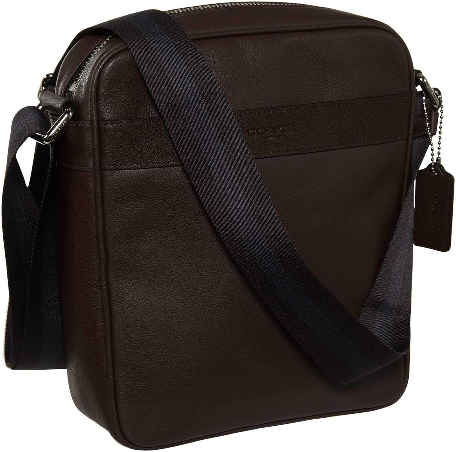 coach flight bag mahogany