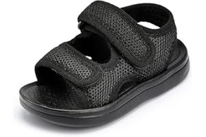 GUAGUA PRINCE Toddler Mesh Sandals for Boys and Girls – Lightweight EVA Summer Shoes with Non-Slip Sole and Adjustable Straps – Soft Open-Toe Walking Sandals for Kids Ages 1-6