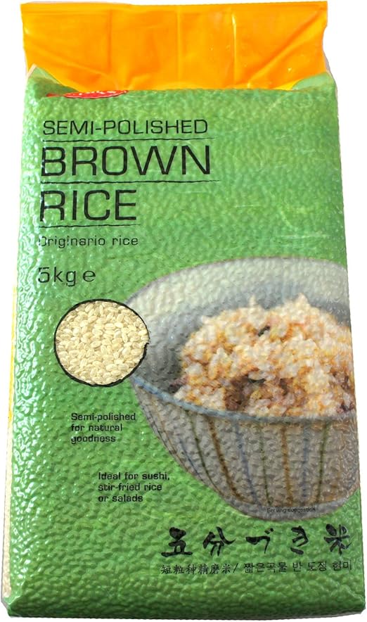 Brown Rice 5kg by Yutaka (Semi Polished) Amazon.co.uk Grocery