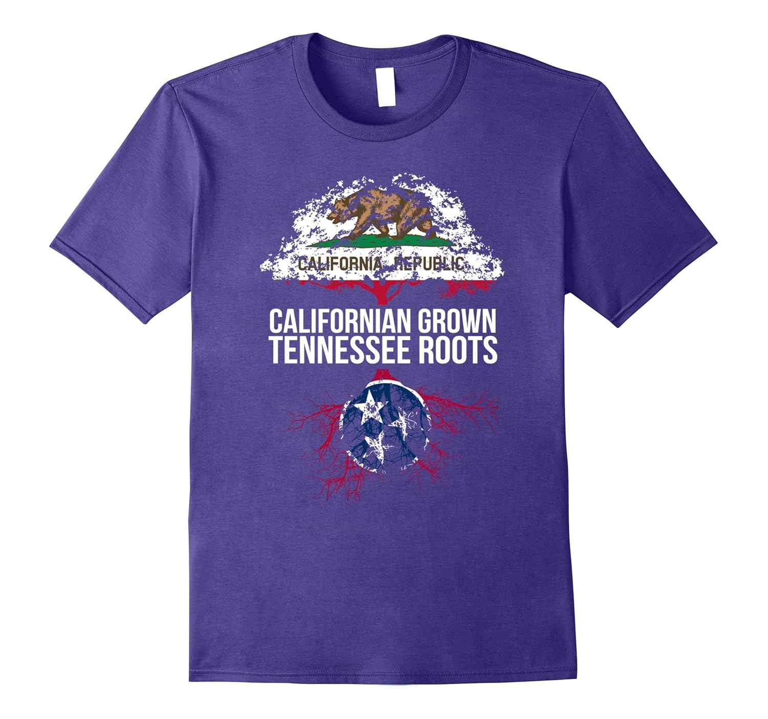 Californian Grown with Tennessee Roots Shirt California Tee-Rose