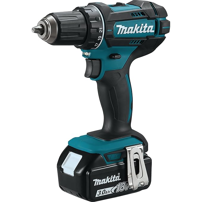 title=Makita ddf482rfj trapano avvitatore a batteria 18 V, 54 W, 18 V
