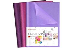 NACHLYNN Lot de 90 feuilles de papier de soie violet - 35,6 x 50,8 cm - Pour Halloween, loisirs créatifs, emballage floral, c