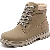 sofysofy Women Work Boots - Waterproof Hiking Outdoor Lightweight Construction Comfortable