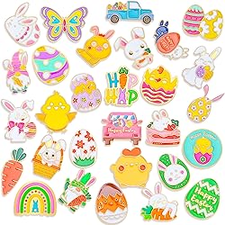 SANNIX 60Pcs Easter Pins, Easter Enamel Lapel Pins