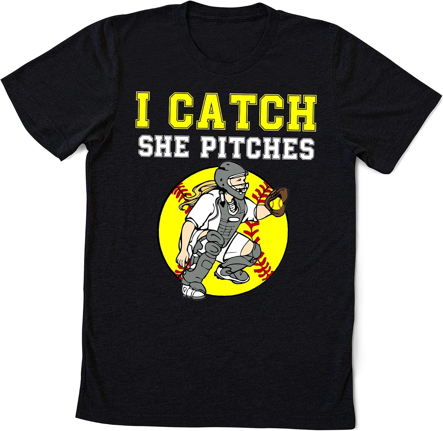softball pitcher catcher shirts
