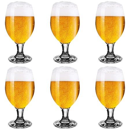 Craft Beer/Ale-Gläser - 400 ml - 6 Stück im Geschenkkarton