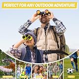 Zinbo Kids Binoculars Set with Magnifying Glass Compass Yellow view 6