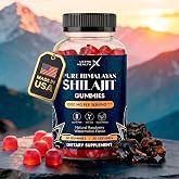 Shilajit Gummies for Men and Women Sugar Free Raspberry Watermelon Flavor | Sourced from Himalayan Resin Rich in Fulvic Acid - Third-Party Tested, Vegan-Friendly, Non-GMO, No Bitter Aftertaste