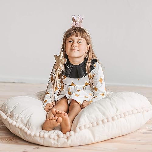 Amazon.com: Beige Floor Pillow for Kids 