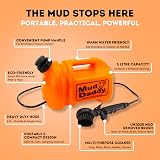 Mud Daddy Dog Washer Portable Paw Cleaner 5L Capacity Orange view 3