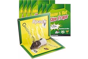 Heavy-Duty Adhesive Boards, 8 Pack - Strong Glue Pads for Indoor Use