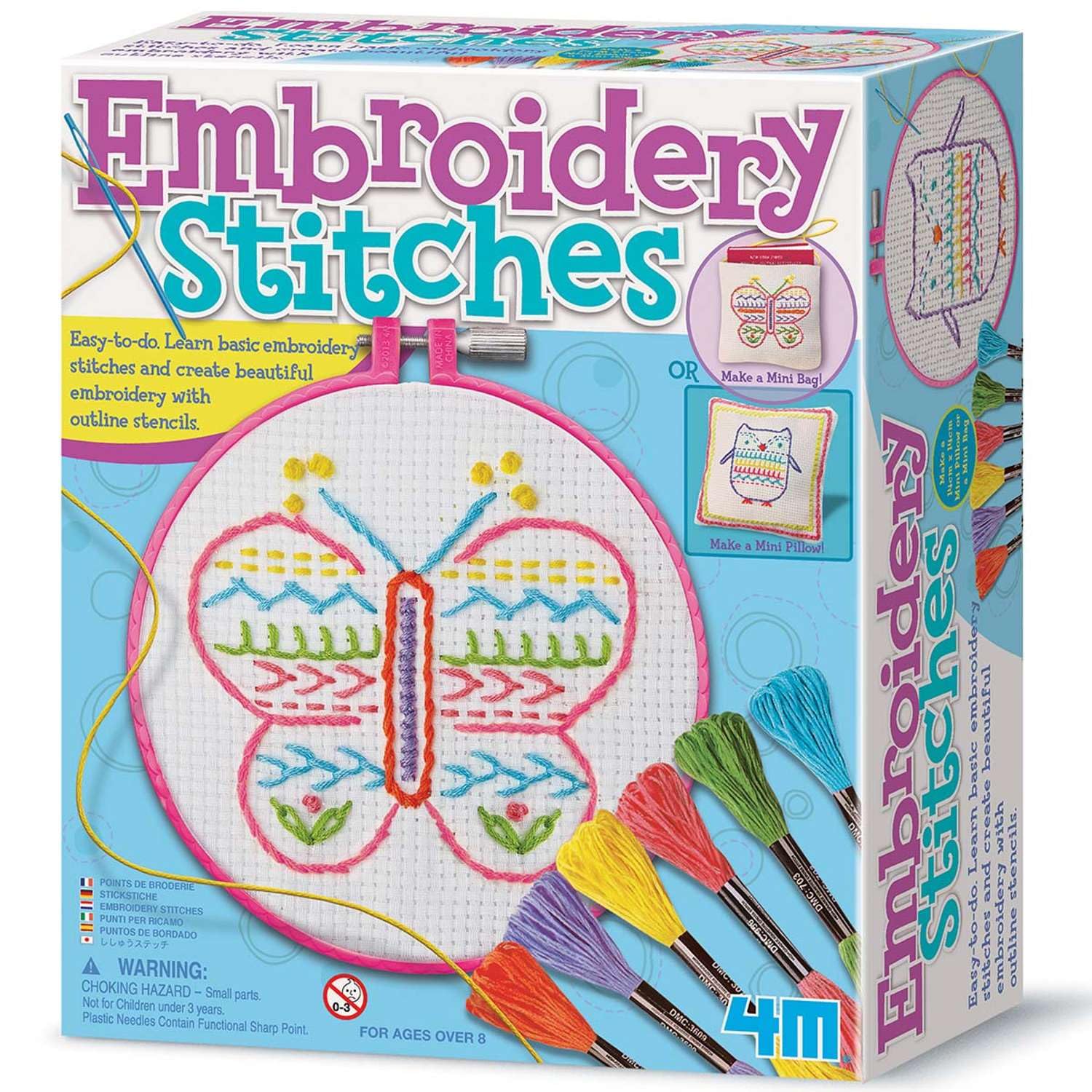 4M Easy to Make Embroidery Stitches, Large