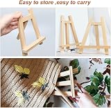 MAIXINNEW 2 Pcs Mini Easel Stand 20x15cm Wooden Tabletop Display Stands view 5