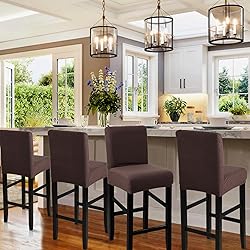 YISUN Waterproof Bar Stool Covers, Stretch Pub