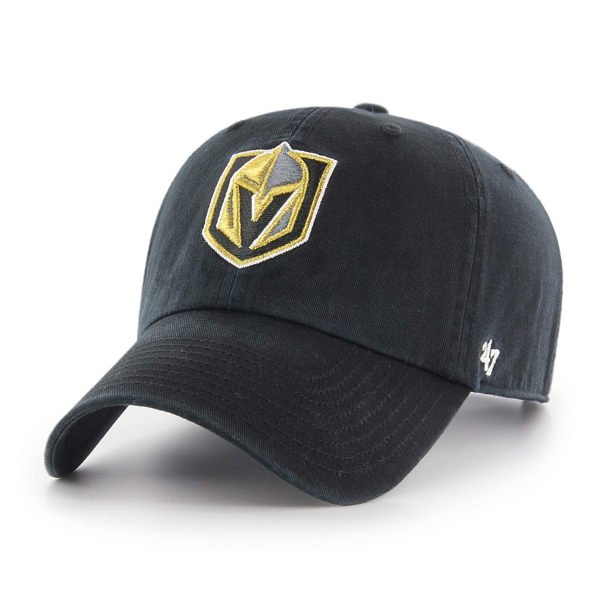 47 Las Vegas Golden Knights Adjustable Cap Clean Up NHL Black - One-Size