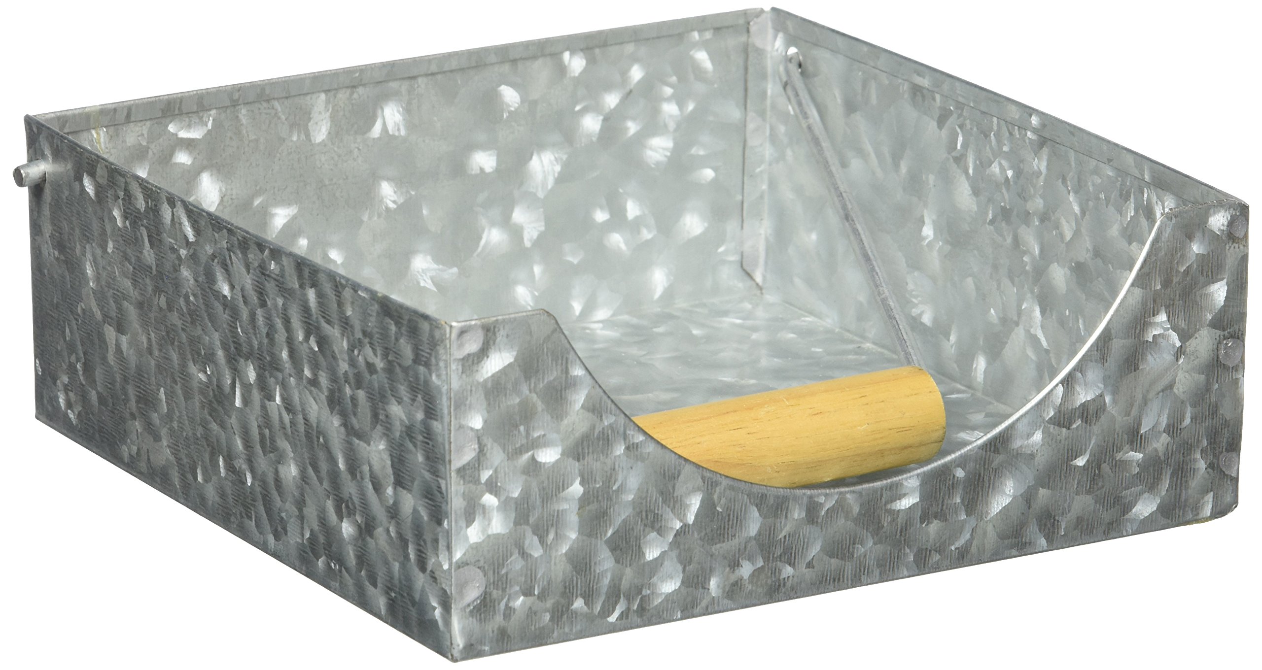 Thirstystone Steel Luxe Galvanized Napkin Holder, Medium