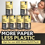 Tydi Lint Roller Refills 600 Sheets Pet Hair Remover Compatible view 6