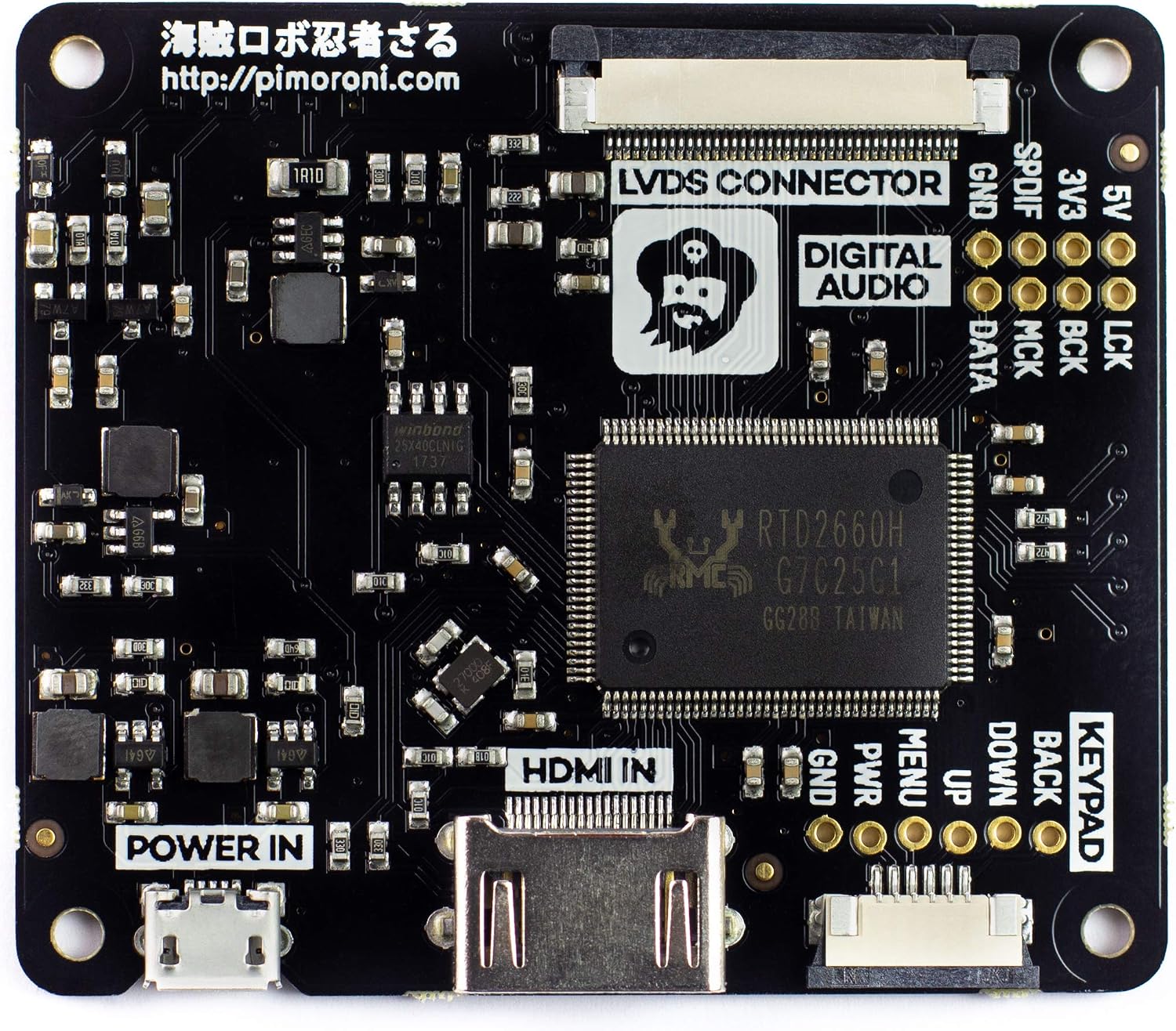 Pimoroni HDMI 8" IPS LCD Screen Kit (1024x768) - Image 5