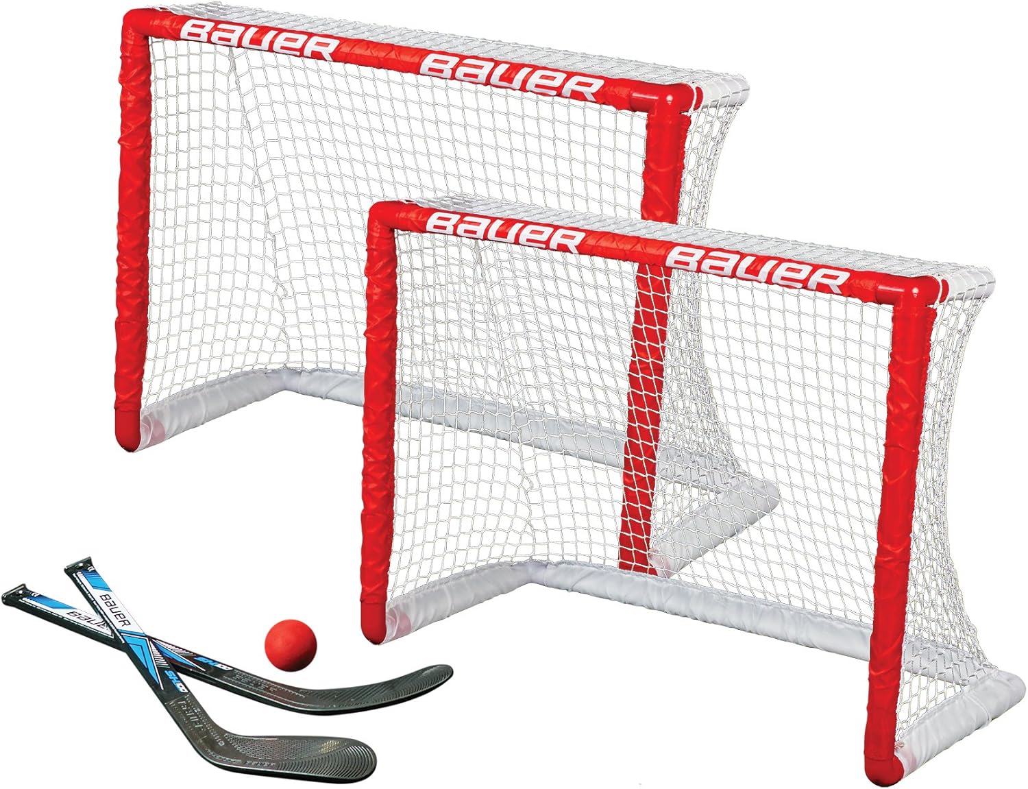 Bauer pro knee hockey goal set Clearance
