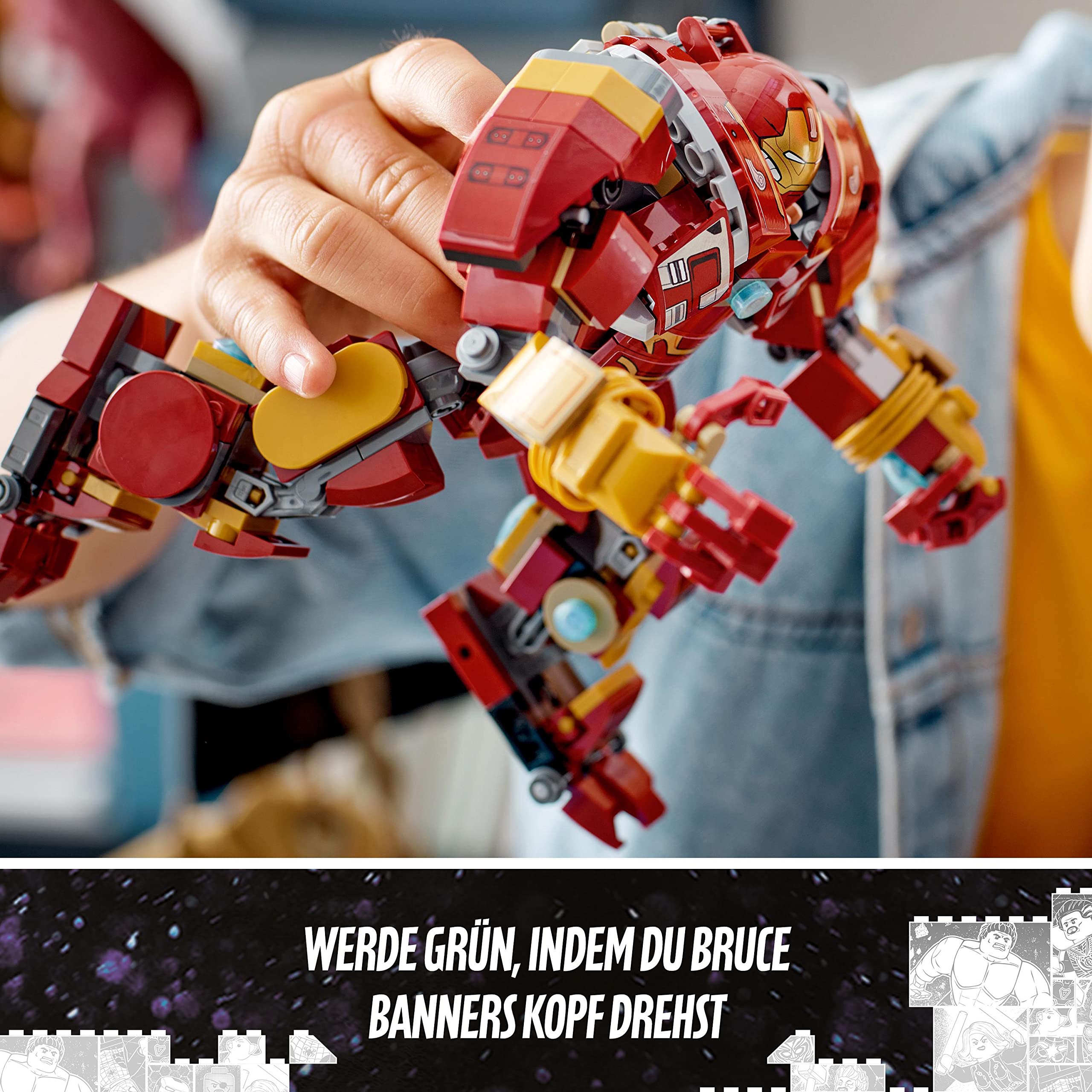 hulkbuster spielzeug Mua LEGO 76247 Marvel Hulkbuster: Der Kampf von Wakanda, Avengers