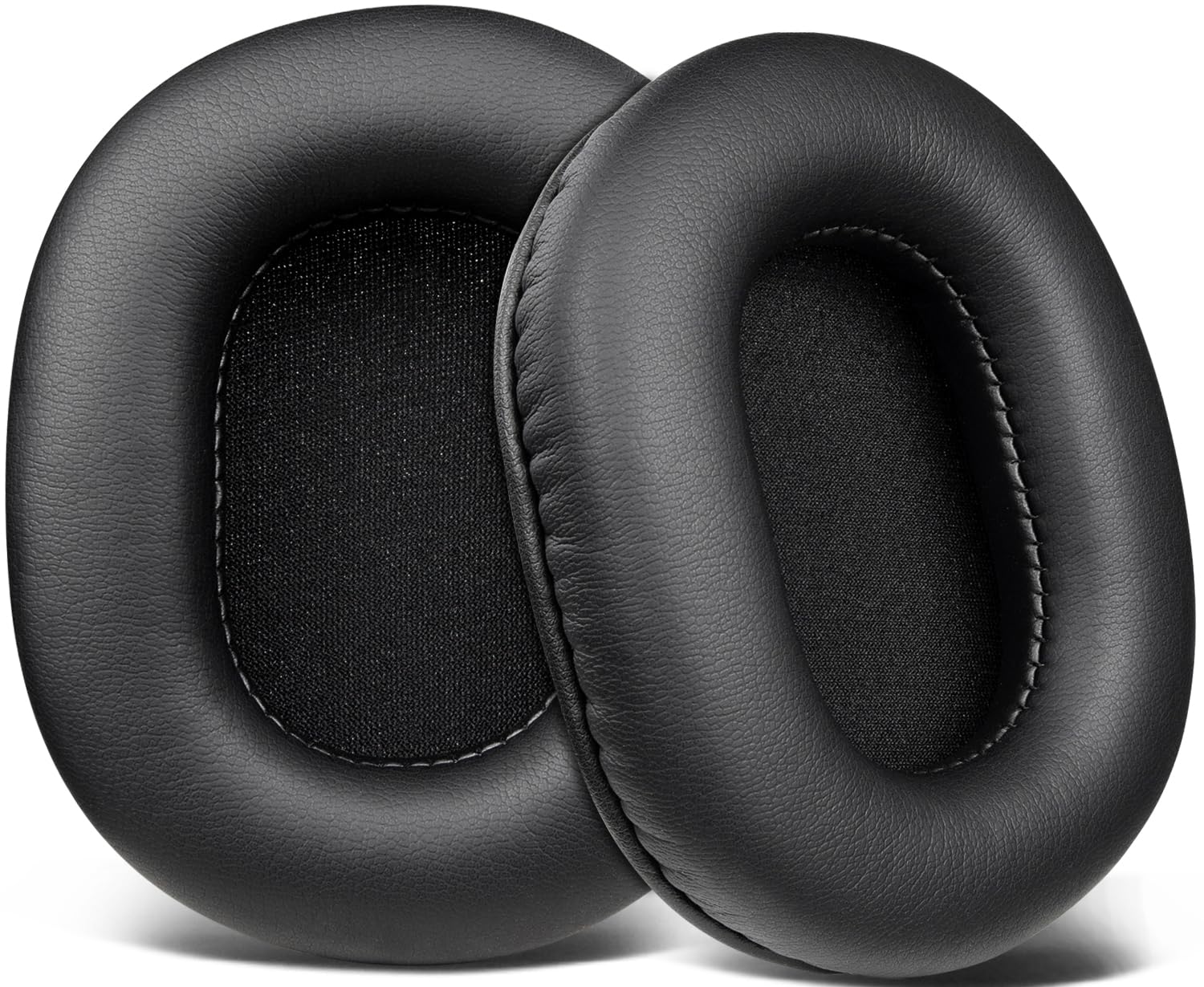 SOULWIT Earpads Replacement for Audio Technica ATH M50X M50XBT M50RD M40X M30X M20X MSR7 SX1 Monitor Headphones, Ear Pads Cushions with Softer Protein Leather, High-Density Memory Foam - Black