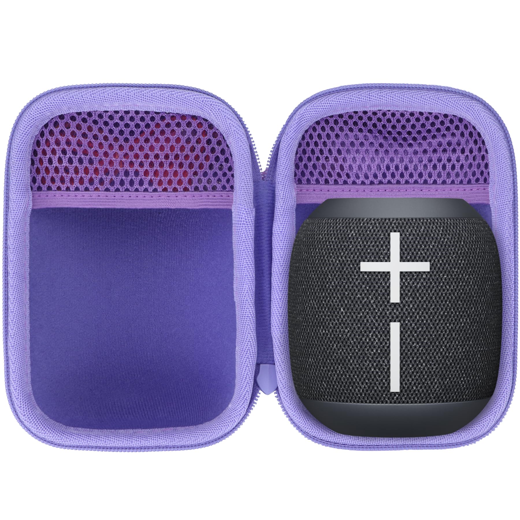 Lebakort Storage Case Compatible with Ultimate Ears UE WONDERBOOM 4 3 2 Portable Waterproof Speaker (Purple Case)