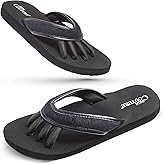 Pedi Couture Pedicure Sandals with Built In Toe Separators for Women - Comfortable Spa Style Flip Flops for Home, Salon, Yoga & Gym Use