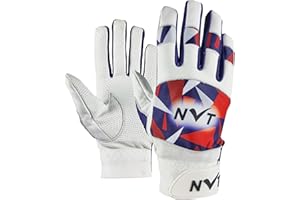 NVT Baseball Batting Gloves, Offers Superior Grip & Performance, Ultimate Durability and Ventilation, Batting Gloves Men Available in Blue & Multi Color