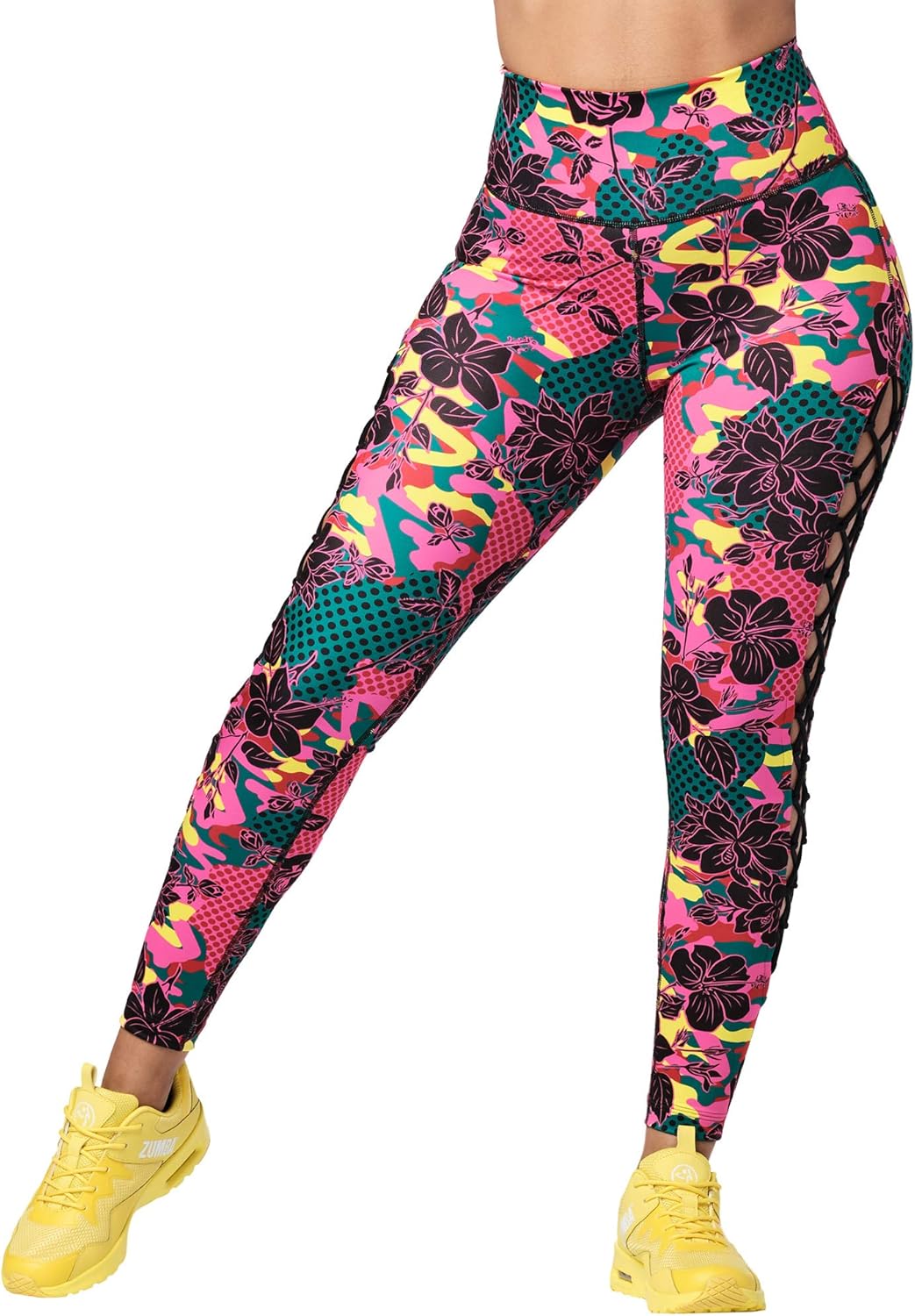 Zumba High Waisted Workout Fitness Compression Activewear Gym Leggings