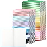 ALKALO 150 Pack Mini Pocket Colorful Blank Notebook Bulk, Journals Bulk, Small Notebooks 3.5x5.5, 30 Sheets/60 Pages, Mini Notebooks for Traveler, Students, School Supplies(Blank-150 pack, 15 Colors)
