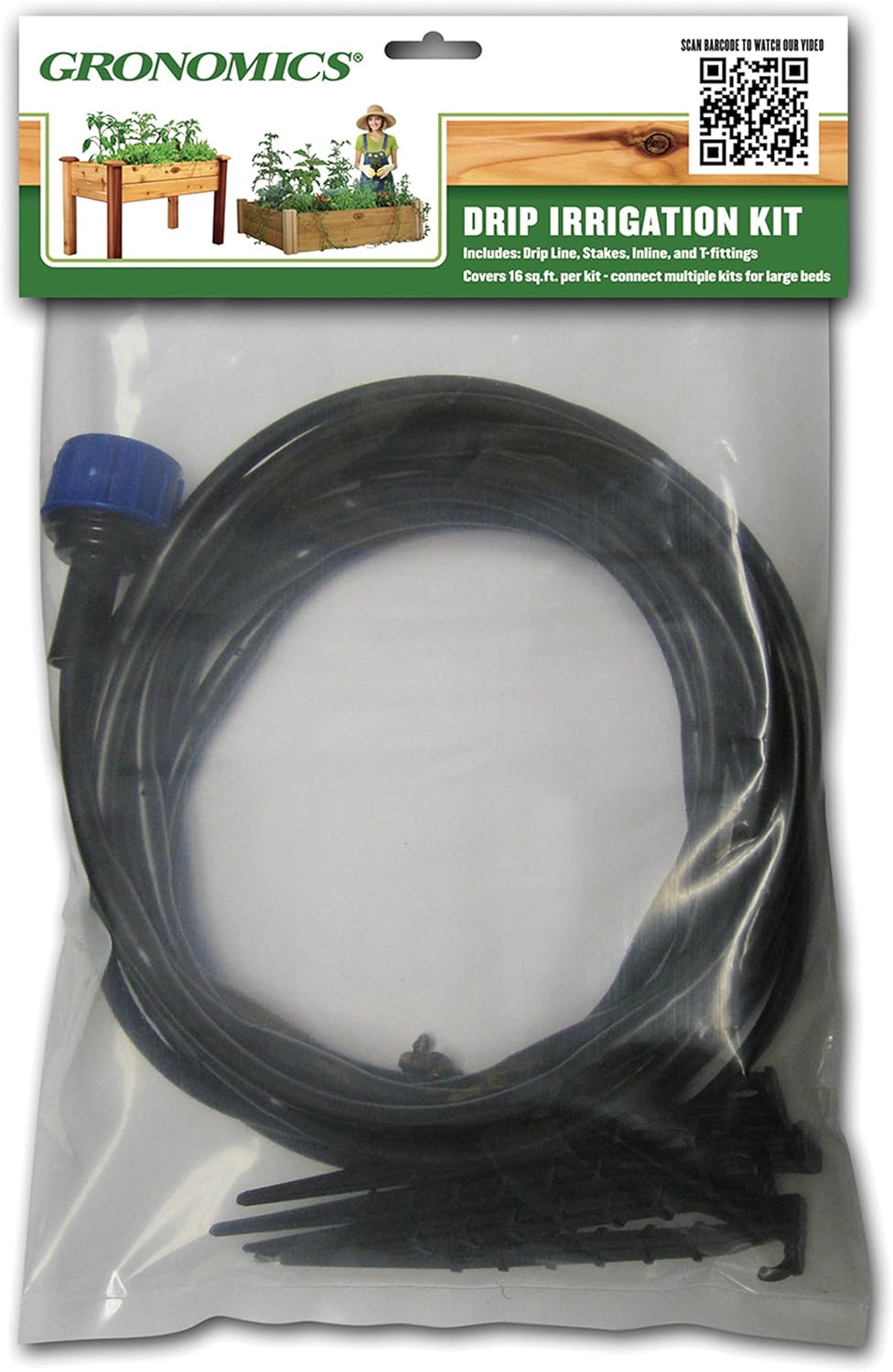 Gronomics GBDIK Garden Bed Drip with Irrigation Kit