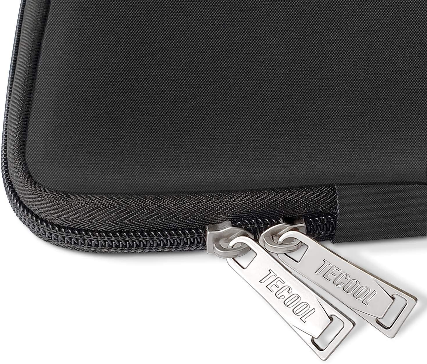 TECOOL 15.6 Inch Laptop Sleeve Protective Laptop Case 15.6 Inch for 15 15.6" HP Lenovo ThinkPad IdeaPad Dell Acer Asus Notebook Chromebook,Water-resistant Computer Case Laptop Bag with Pockets,Black - Image 5