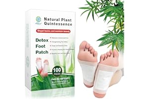 100pcs Natural Detox Foot Patches, Bamboo Foot Pads, Relax Body, Improves Sleep Quality, Deep Cleansing for Sleeping, Foot Ca