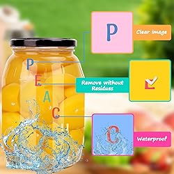 2080 Pcs Letters Stickers 0.5 Inch Colorful