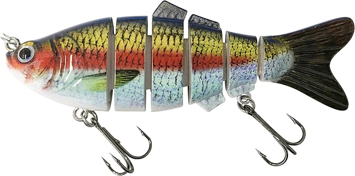 Amazon オルルド釣具 99mm 18g ビッグベイト グニャルドd 関節数 ５ ジョイントベイト ビックベイト カワムツ Qba02n0 オルルド釣具 ルアー