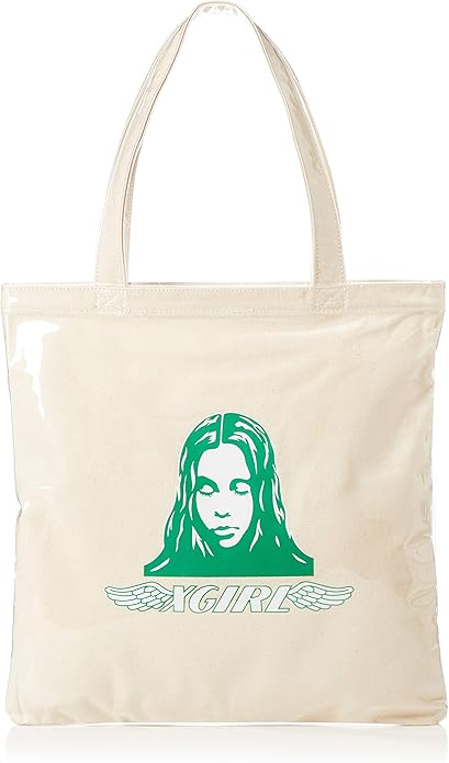 Amazon エックスガール Angel Face Tote Bag ホワイト トートバッグ