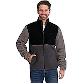 Billabong mens Full Zip Mock Neck Sherpa Jacket