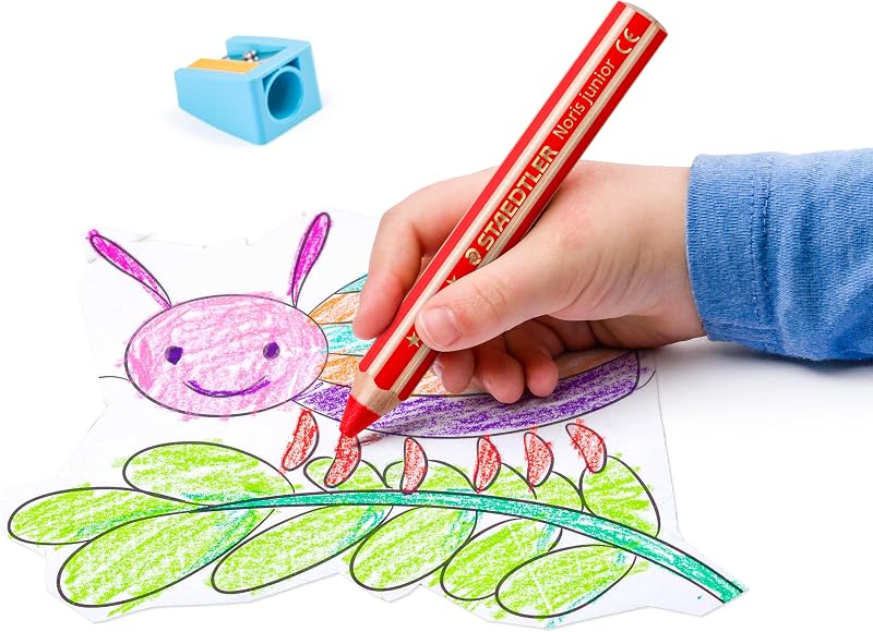 Noris junior 140 Buntstifte 3 in 1 – 12er Set, ergonomisch — Foto 3 von 7