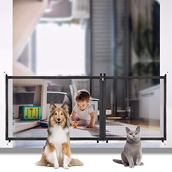 portable mesh dog gate