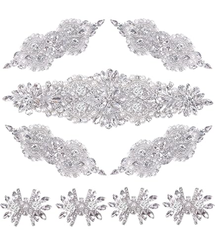 Amazon.com: 30 cm Bling Diamante Diamond Trim Ribbon Beaded Rhinestone 1.5  cm Width Chain Crystal Gem Sparkle Wedding Bridal Prom Evening Dress  Applique Accessories Sash Belt Headband Decor Headdress DIY Craft